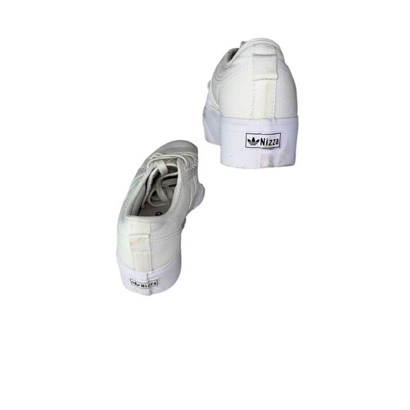 Adidas Nizza Platform Shoes Womens Size 7 Canvas Low Top Sneakers - Picture 2 of 6